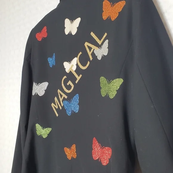 Hipchik Couture Black "Magical" Blazer - Picture 6 of 6